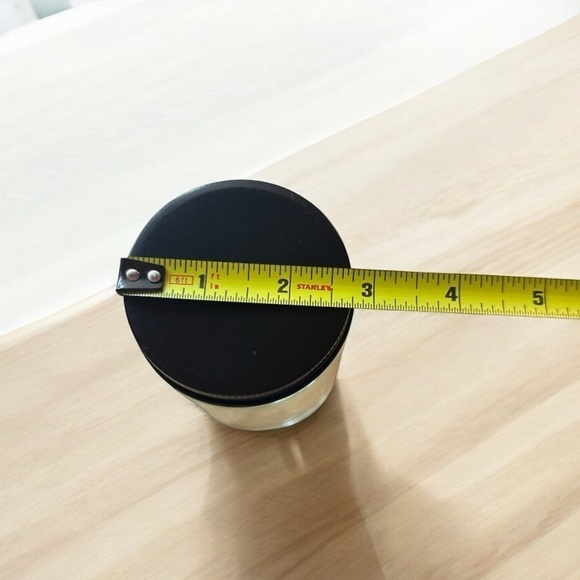 Glass Jar with Black Twist on Lid 3.5” Tall - Picture 7 of 8